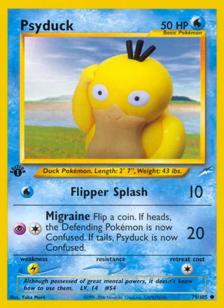 Psyduck, Neo Destiny