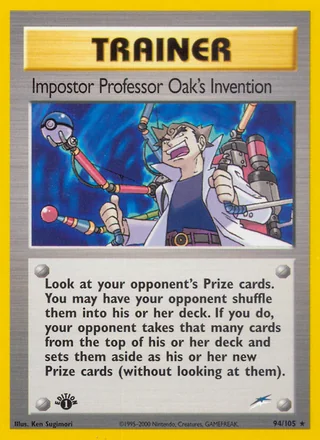 Impostor Professor Oak's Invention, Neo Destiny