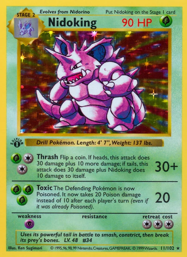 Nidoking, Base