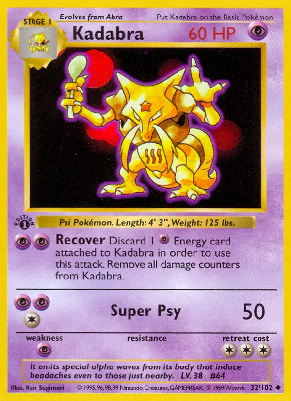 Kadabra, Base