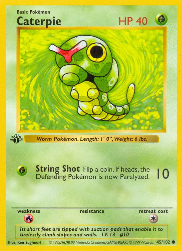 Caterpie, Base