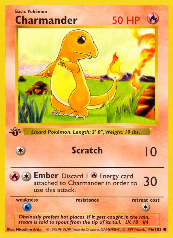 Charmander, Base