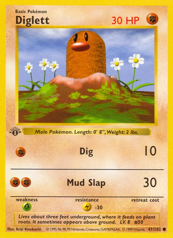 Diglett, Base