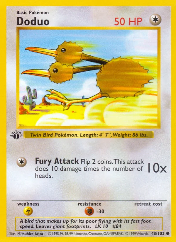 Doduo, Base