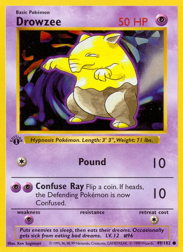Drowzee, Base