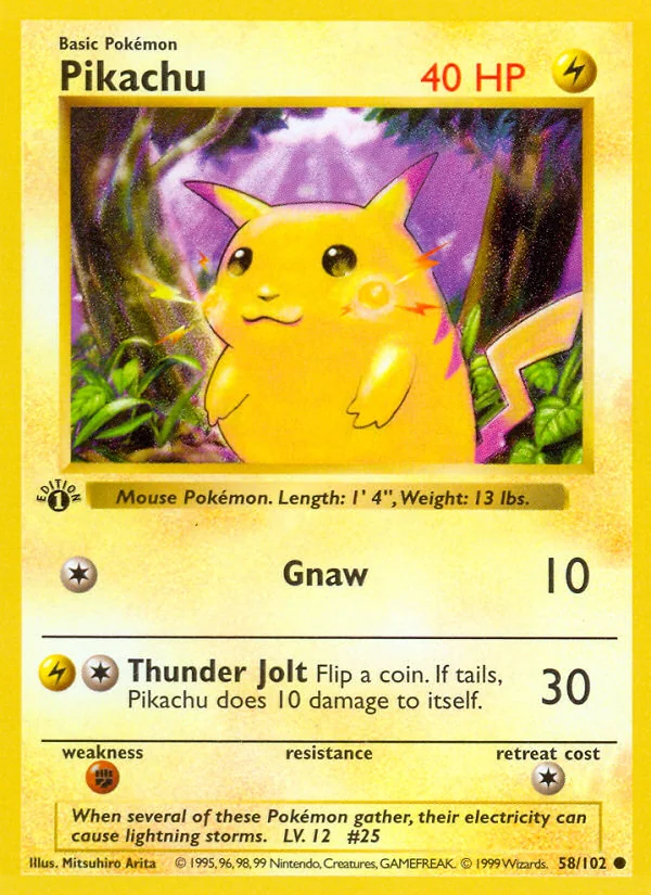 Pikachu, Base