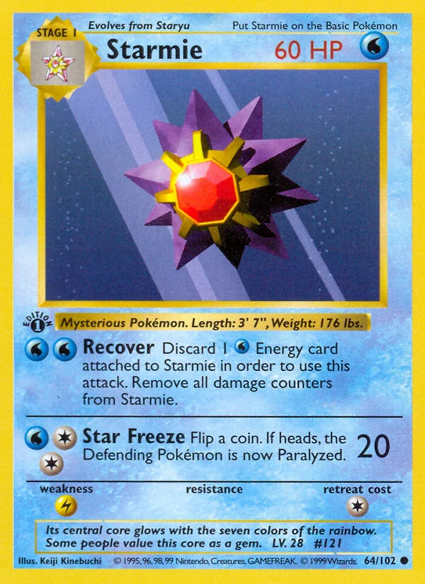 Starmie, Base