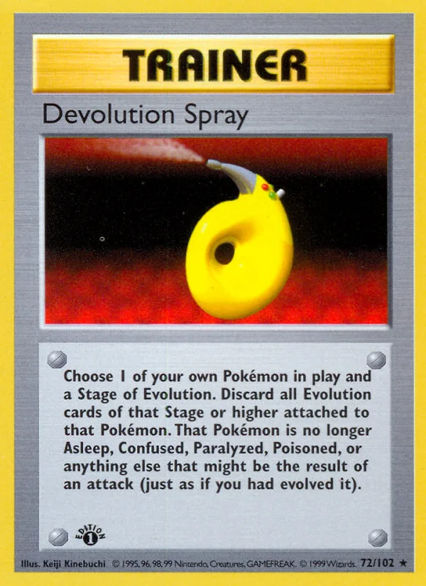 Devolution Spray, Base