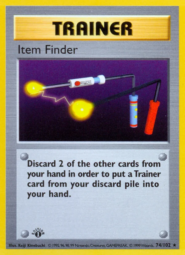 Item Finder, Base