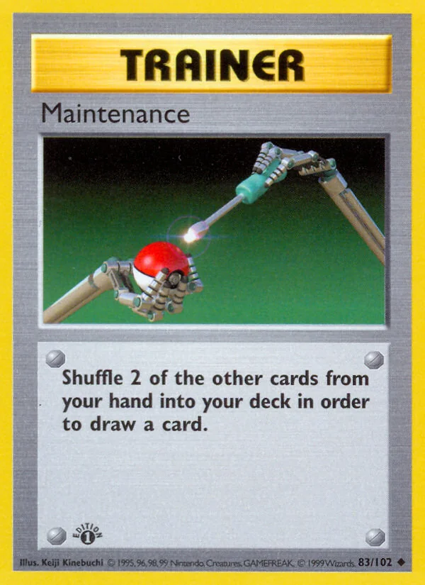 Maintenance, Base