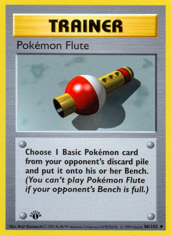 Pokémon Flute, Base