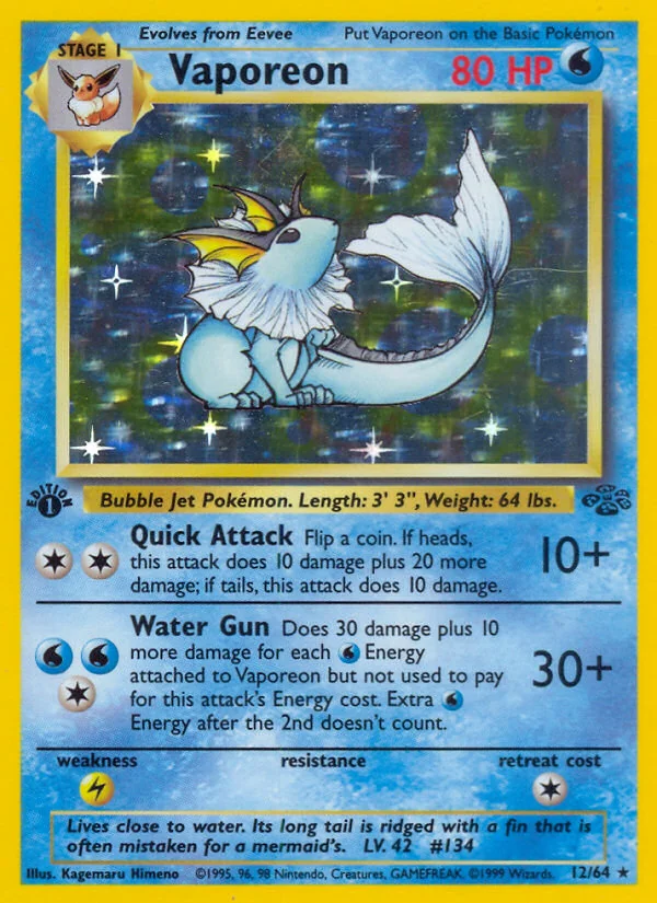 Vaporeon, Jungle