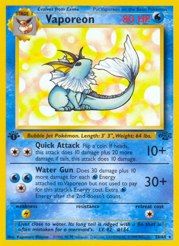 Vaporeon, Jungle