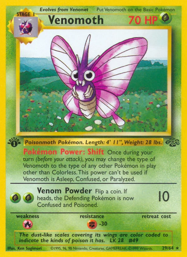 Venomoth, Jungle