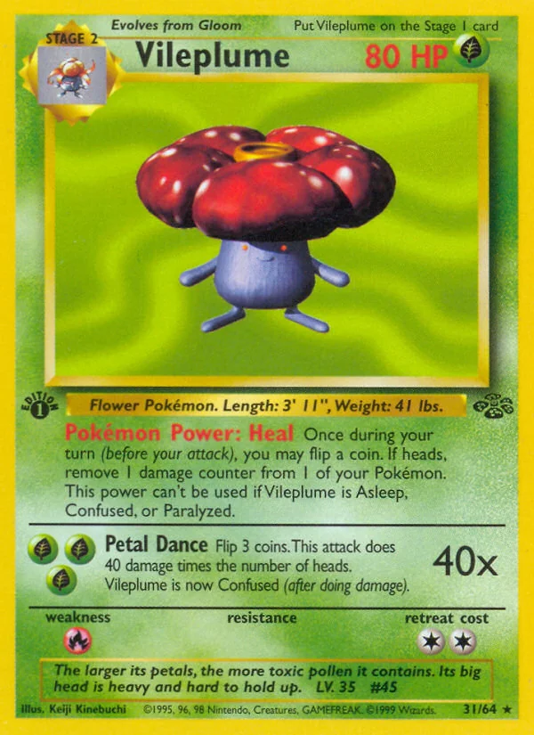 Vileplume, Jungle