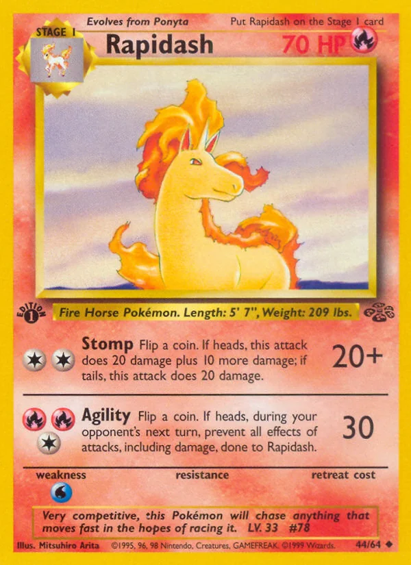 Rapidash, Jungle