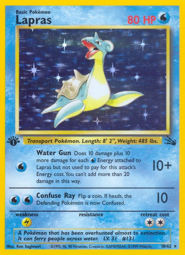 Lapras, Fossil