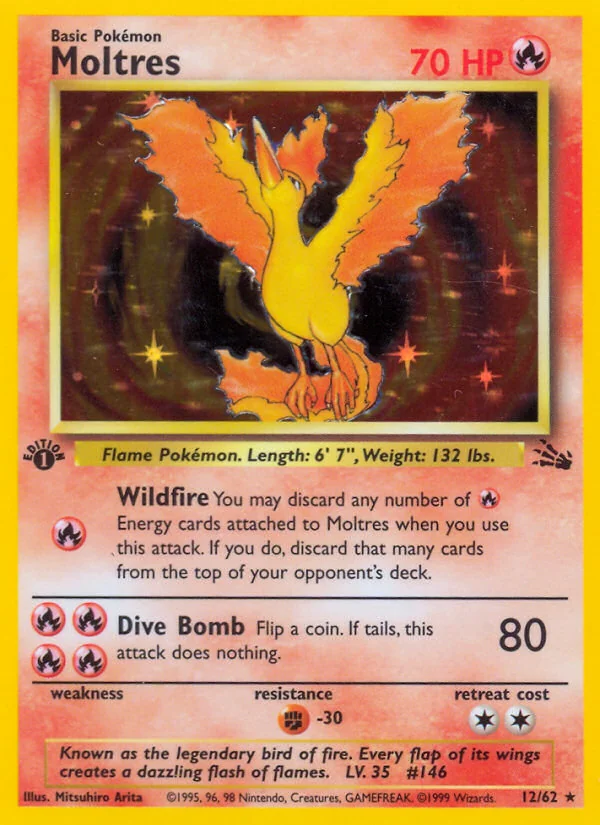 Moltres, Fossil