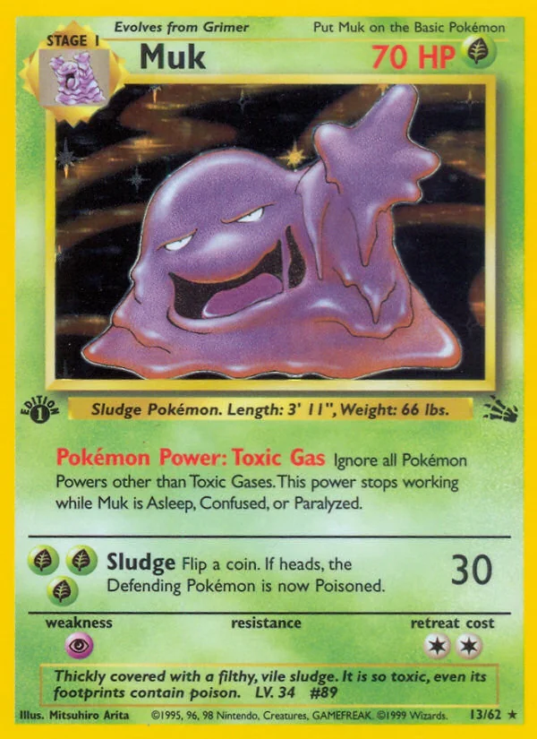 Muk, Fossil