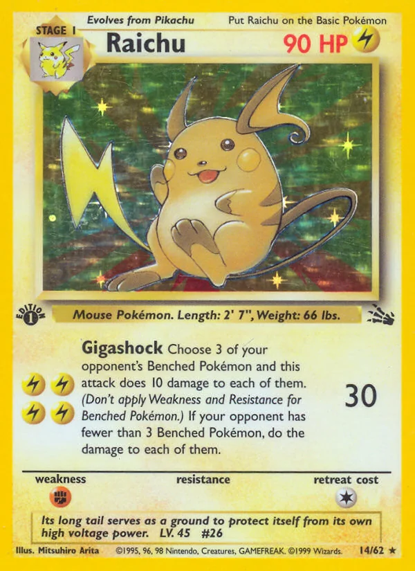 Raichu, Fossil