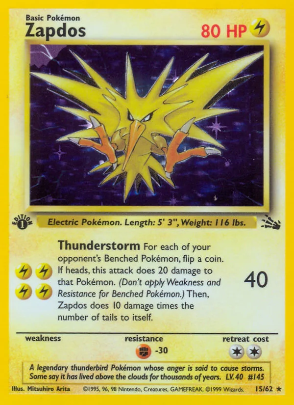 Zapdos, Fossil