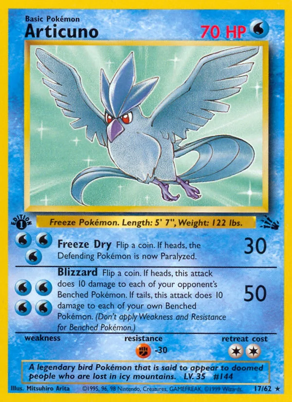 Articuno, Fossil