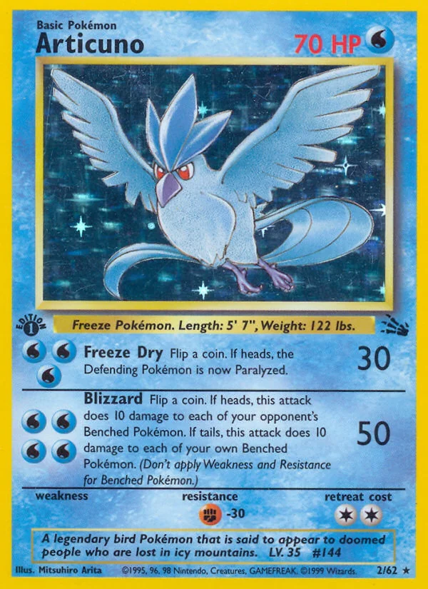 Articuno, Fossil