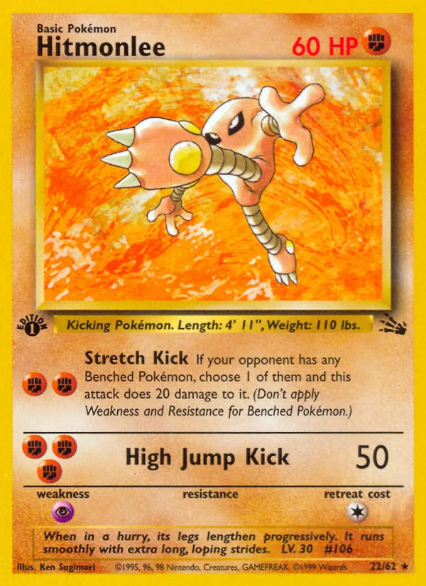 Hitmonlee, Fossil