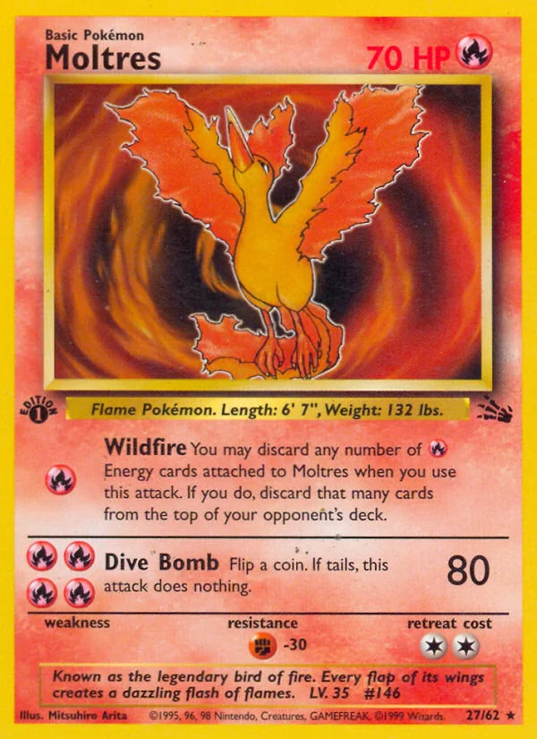 Moltres, Fossil