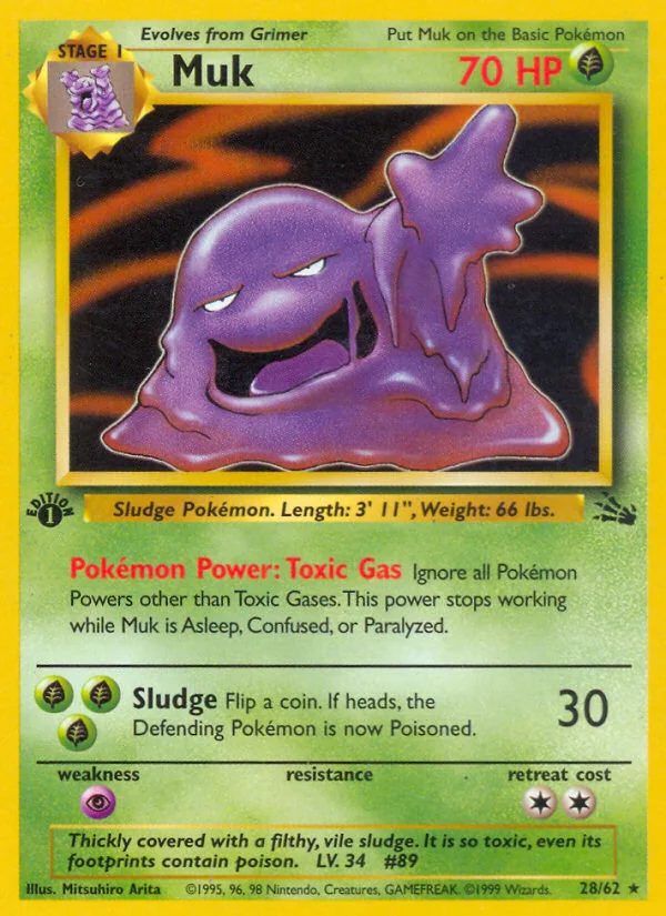 Muk, Fossil