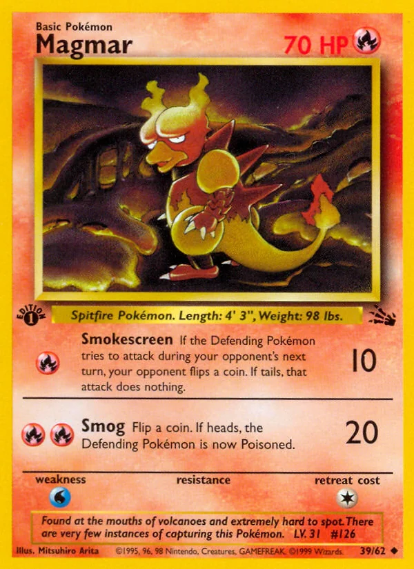 Magmar, Fossil