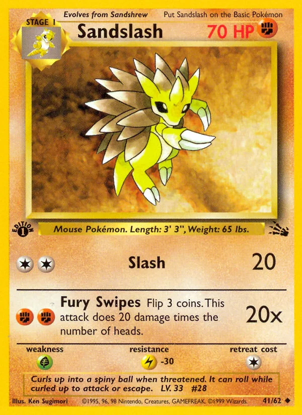 Sandslash, Fossil