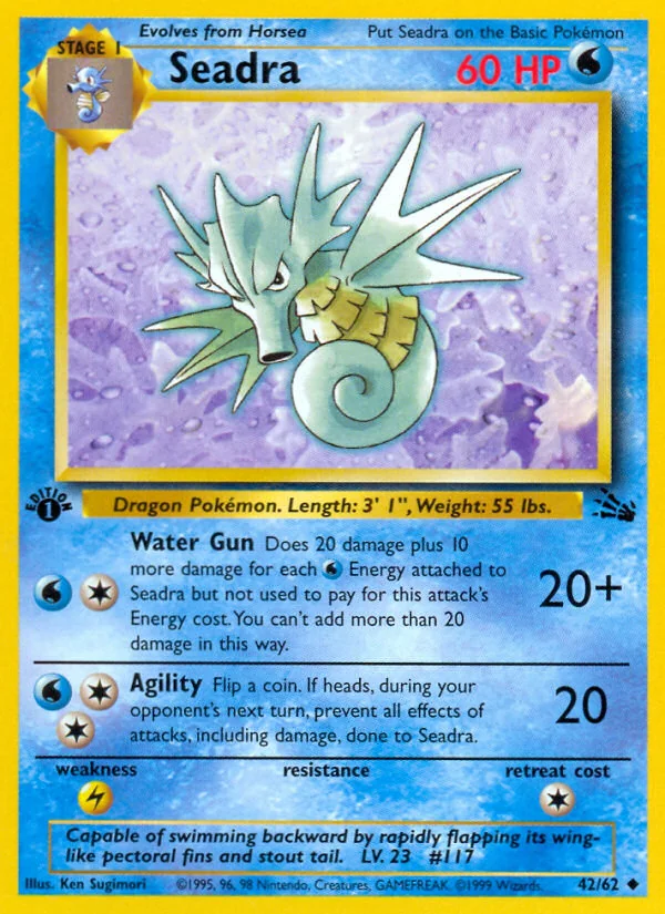 Seadra, Fossil