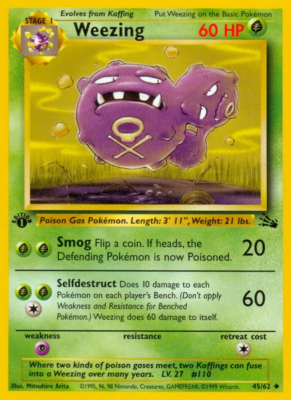Weezing, Fossil