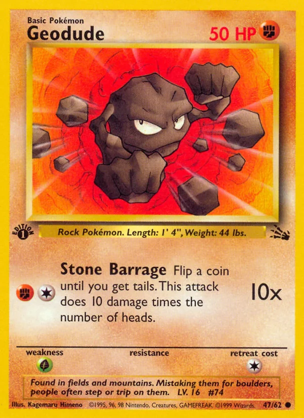 Geodude, Fossil