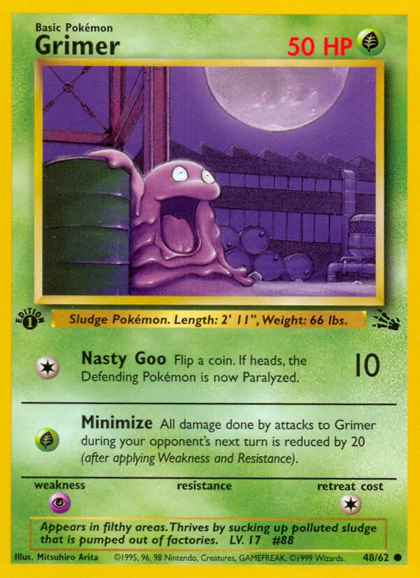 Grimer, Fossil