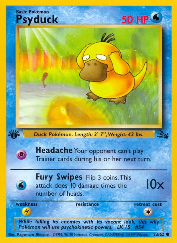Psyduck, Fossil