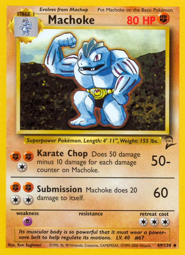 Machoke, Base Set 2