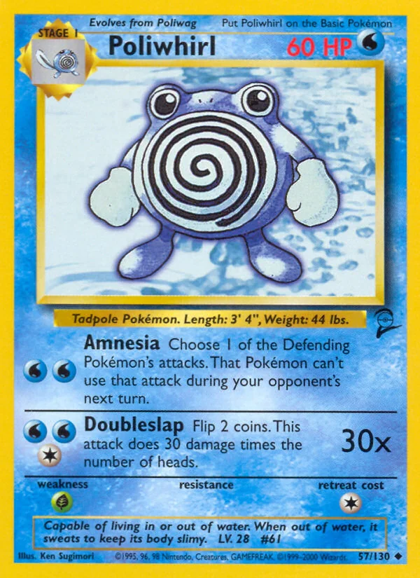 Poliwhirl, Base Set 2