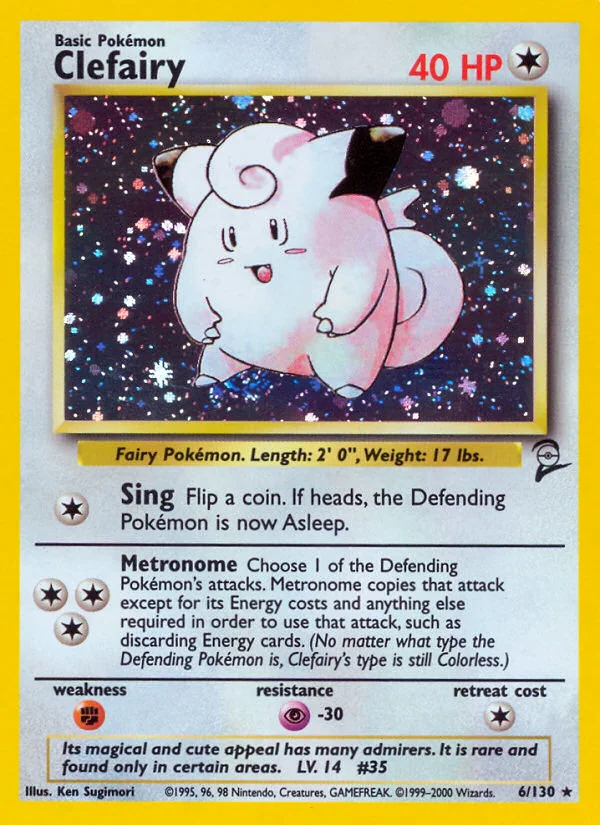 Clefairy, Base Set 2