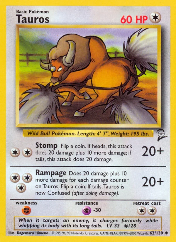 Tauros, Base Set 2