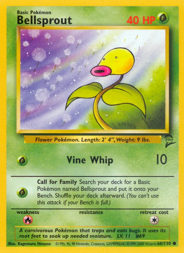 Bellsprout, Base Set 2