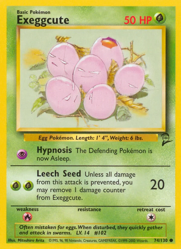 Exeggcute, Base Set 2