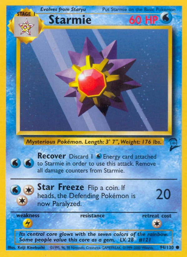 Starmie, Base Set 2