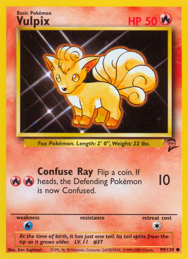 Vulpix, Base Set 2