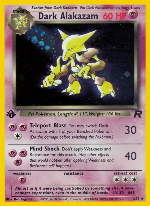 Dark Alakazam, Team Rocket