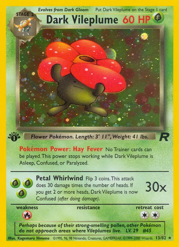 Dark Vileplume, Team Rocket