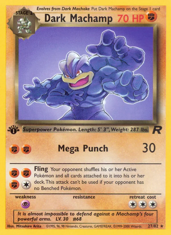 Dark Machamp, Team Rocket