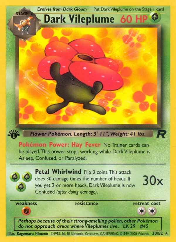 Dark Vileplume, Team Rocket