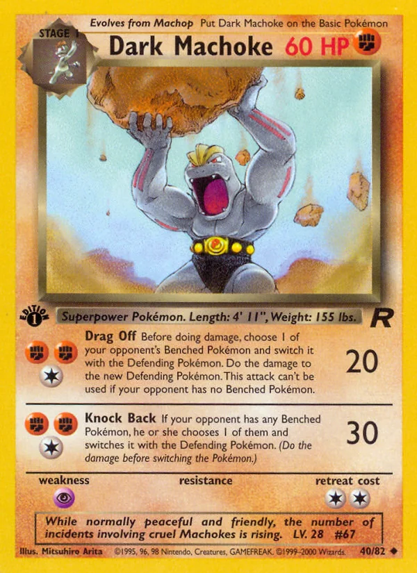 Dark Machoke, Team Rocket